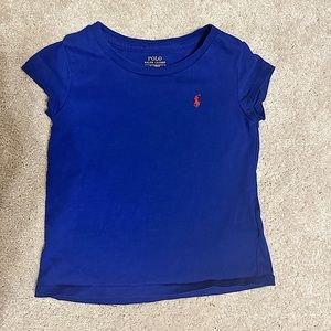 Polo Ralph Lauren boys navy blue t-shirt size 5